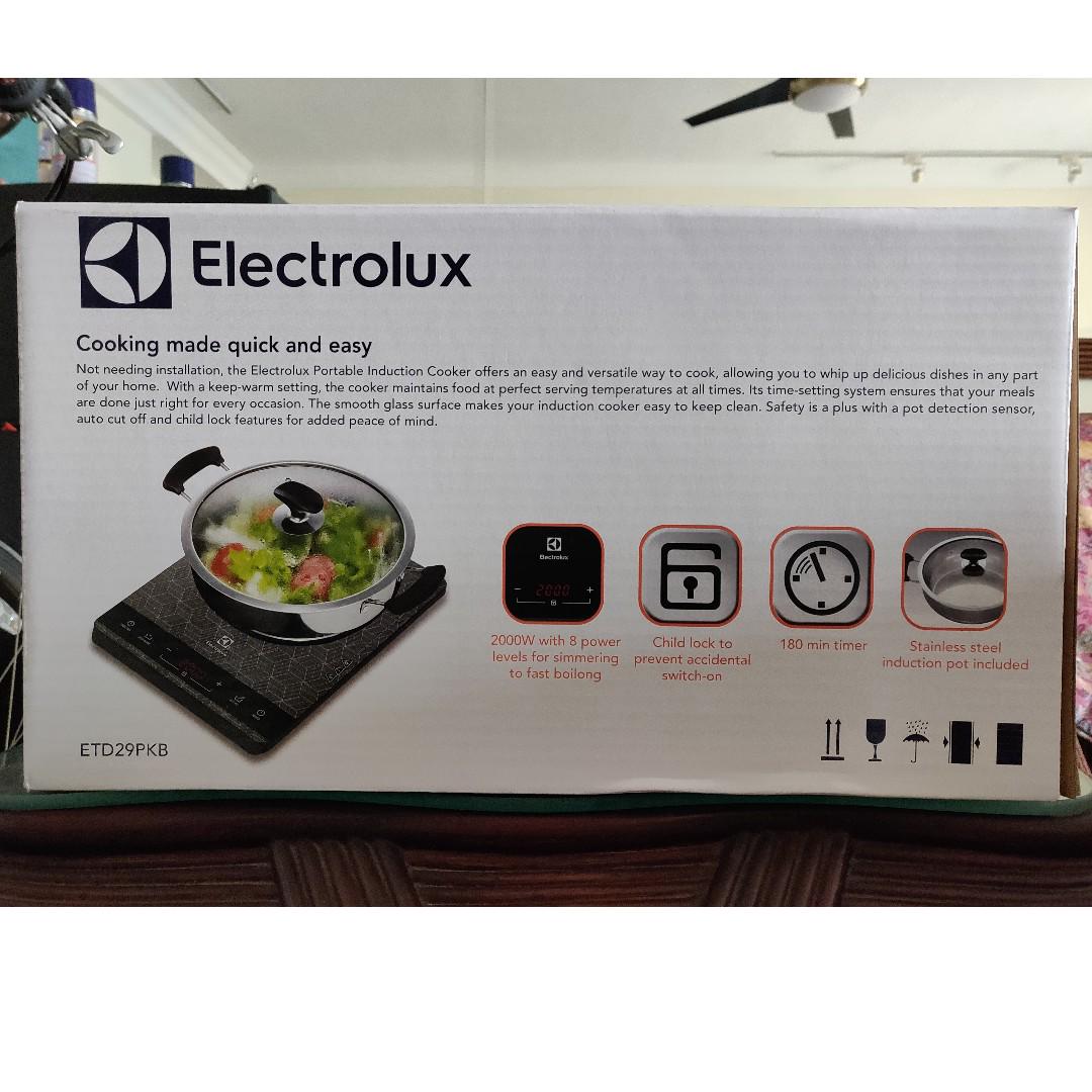 Electrolux ETD29PKB Portable Induction Cooker, TV & Home Appliances, Kitchen Appliances, Cookers