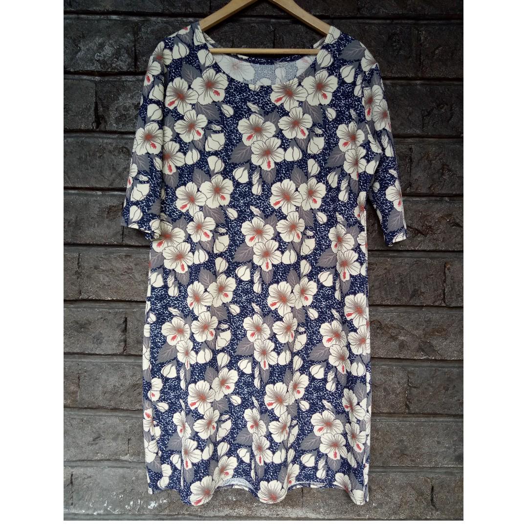 Floral Dress Smart Casual Below The Knee Summer Hawaiian