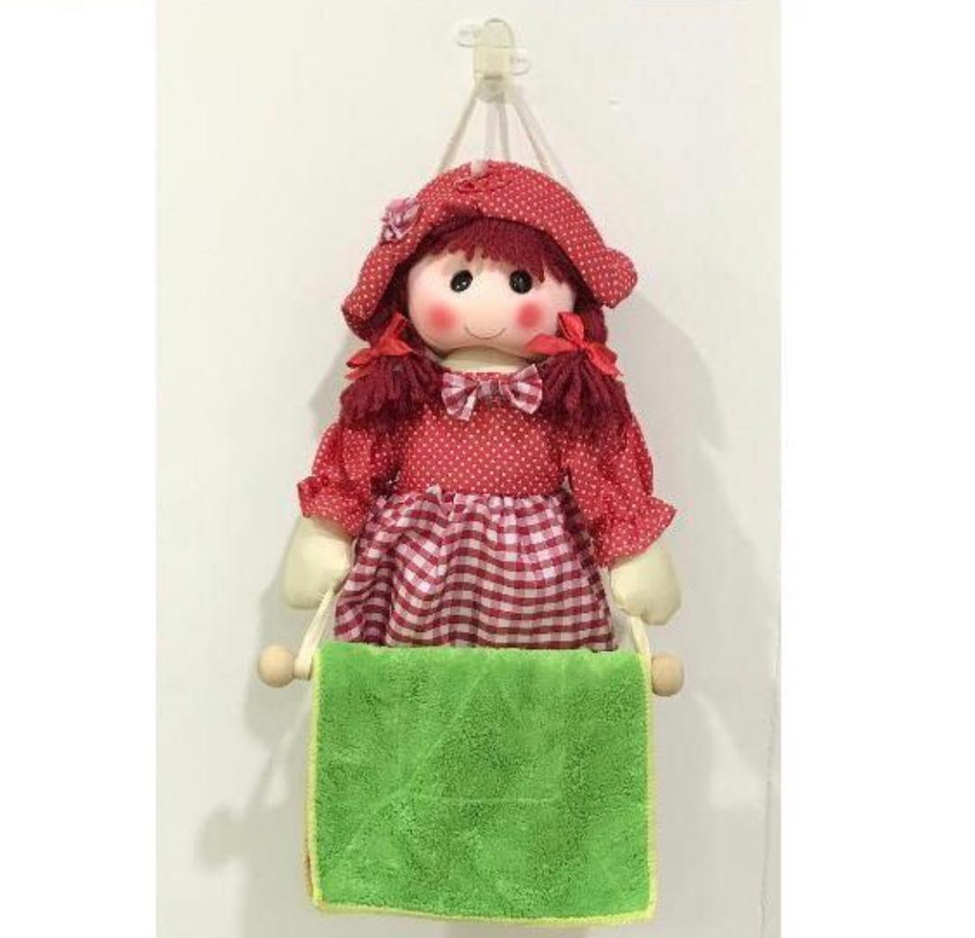 doll toilet roll holder