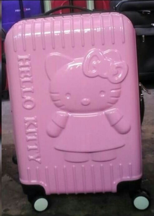 Hello kitty luggage, Hobbies & Toys, Travel, Luggage on Carousell