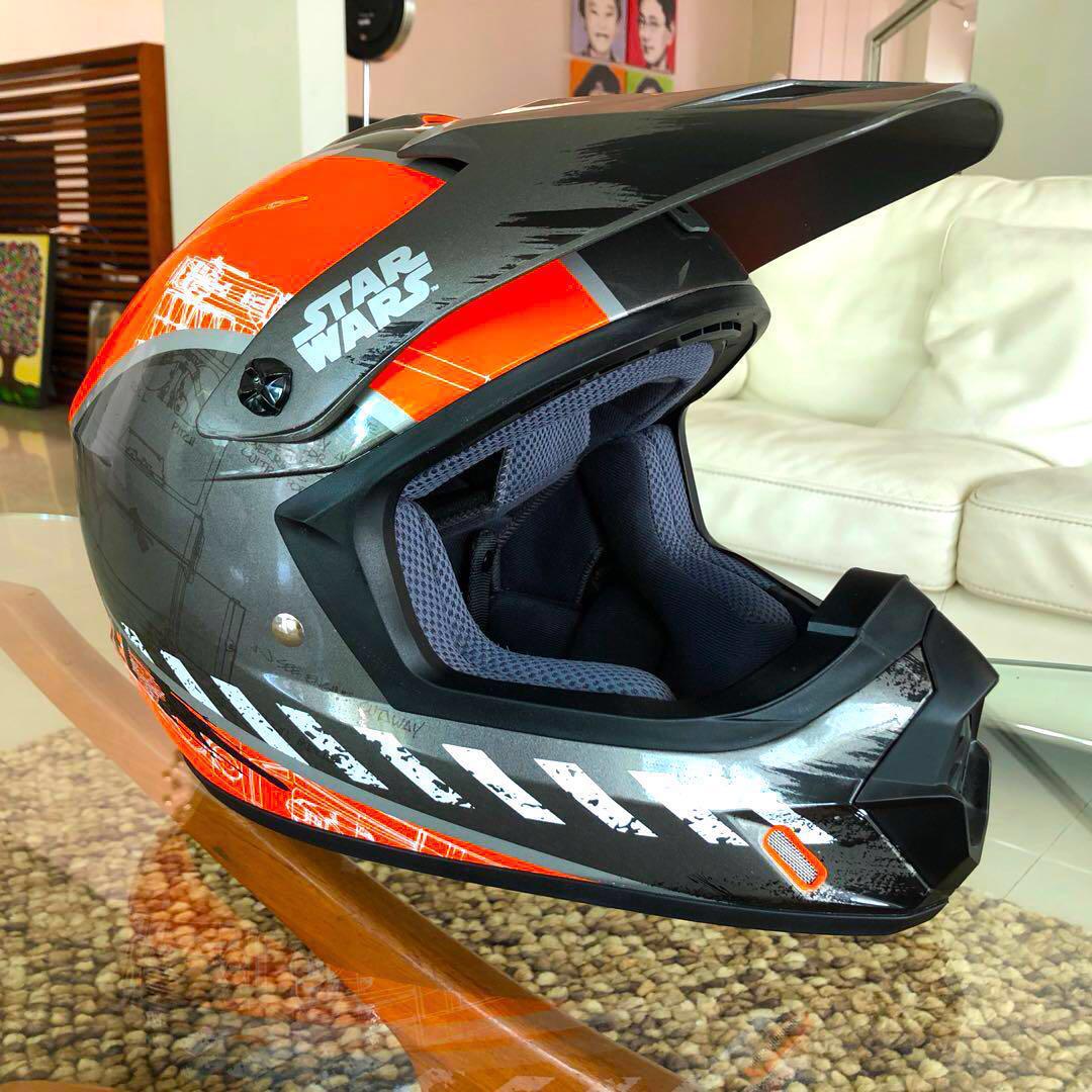 Star wars dirt bike helmet on sale