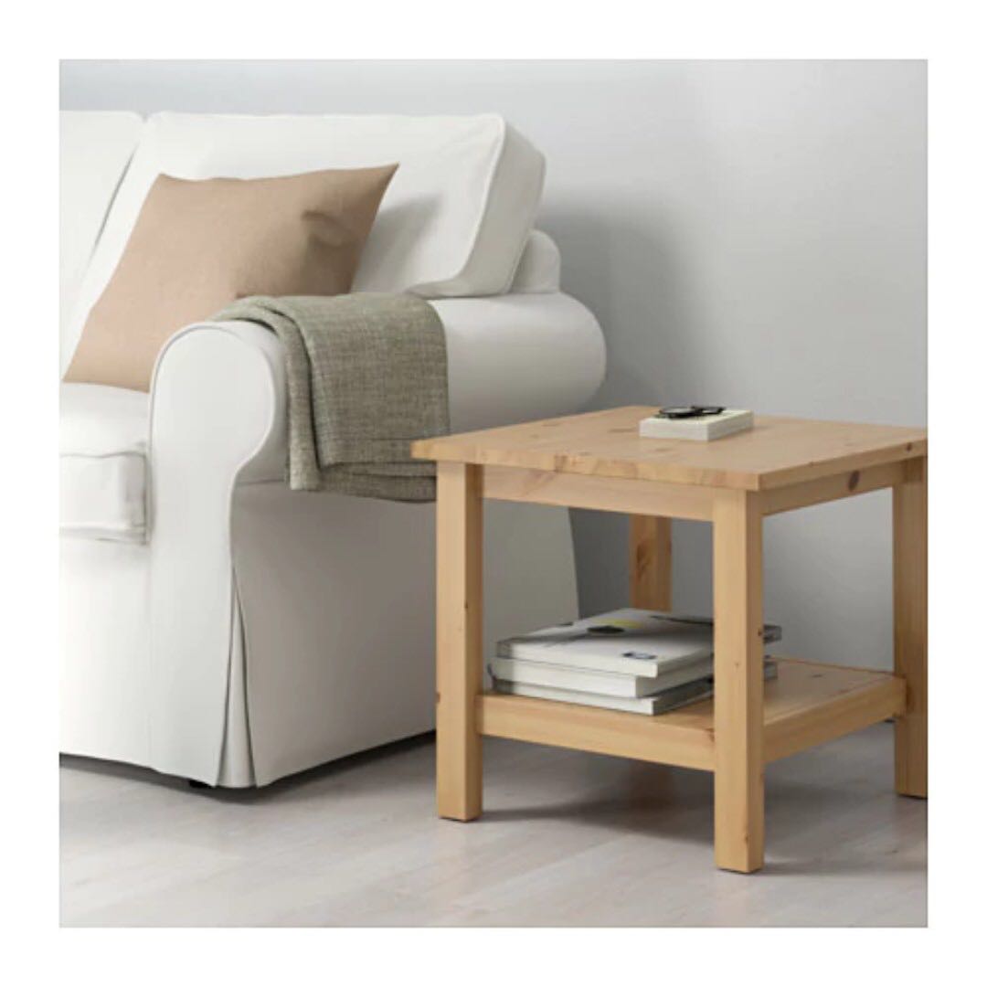 Ikea Hemnes Side Table In Light Brown Furniture Tables Chairs On Carousell