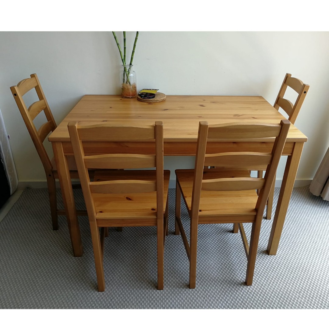 Ikea Jokkmokk Set Dining Tables And Chairs Furniture Tables Chairs On Carousell