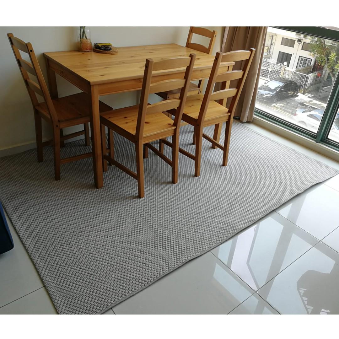 ikea morum rug indoor outdoor furniture home living outdoor furniture on carousell