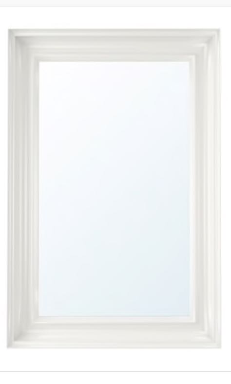 Ikea Wall Mirror White Frame Furniture Others On Carou