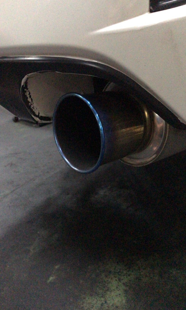 Kakimoto regu 06&r titanium muffler tips, Car Accessories, Accessories on Carousell
