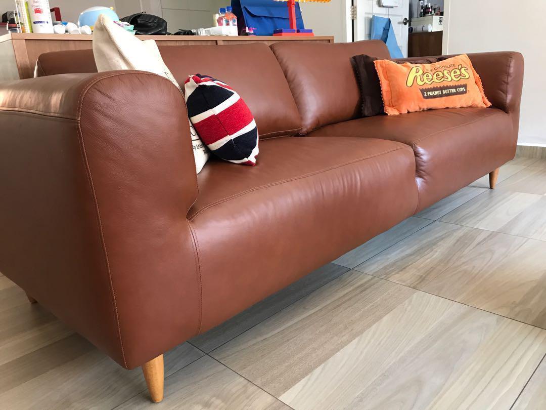 Leather Sofa X Bo Concept Furniture Sofas On Carousell