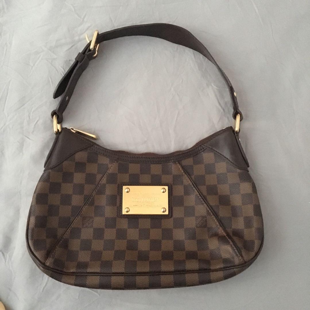 Louis Vuitton Thames PM Hobo Handbag Damier N48180 AR1058 181101