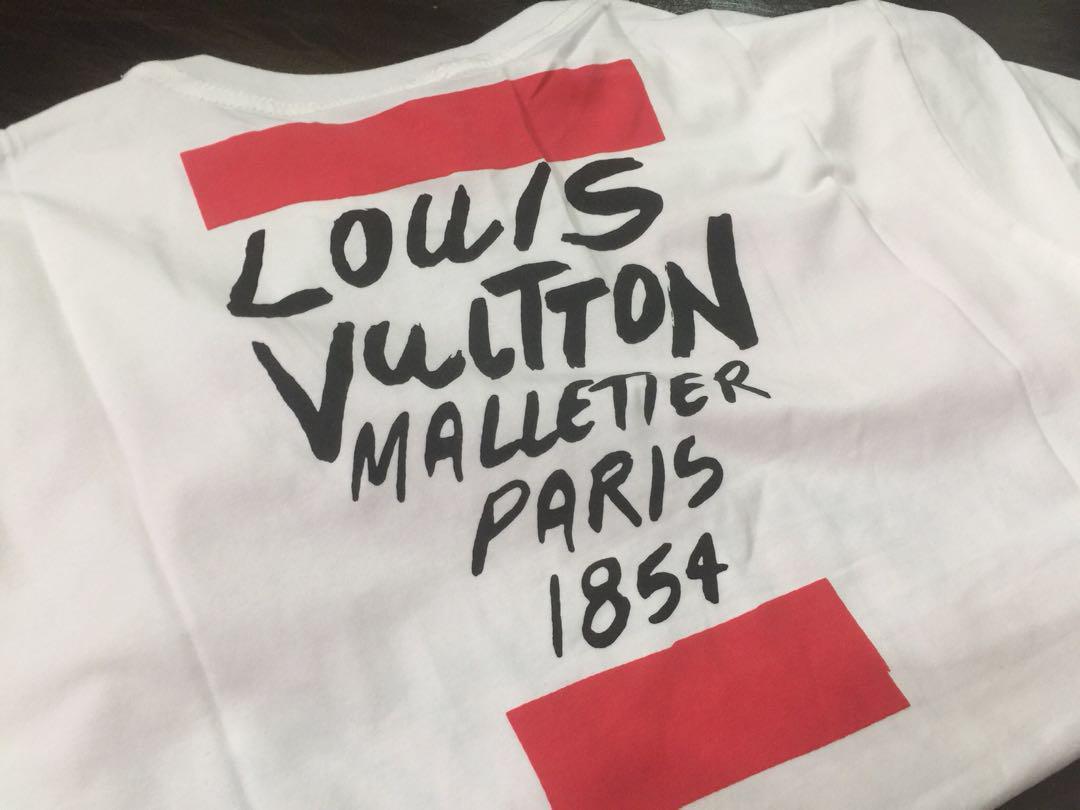 LOUIS VUITTONMALLETIER PARIS 1854 IN RED PRINT, Luxury, Apparel on  Carousell