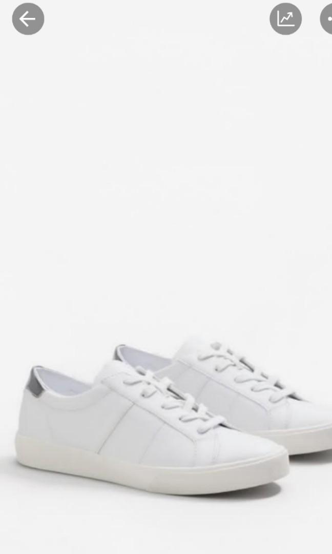 mango white shoes