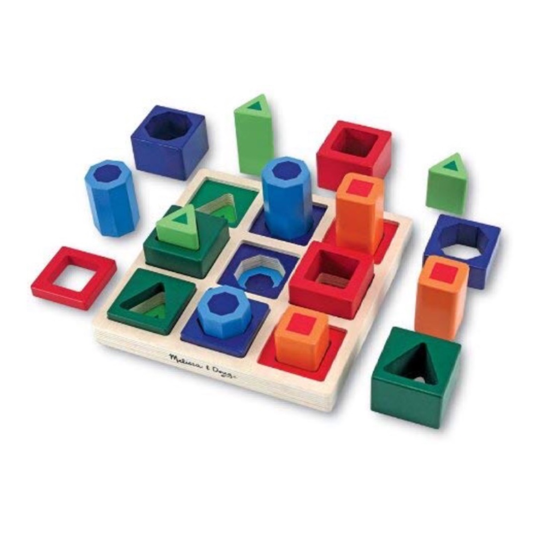 melissa and doug wooden shape sorter