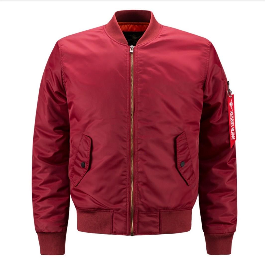 Men plus size bomber jacket green black blue red Men s Fashion