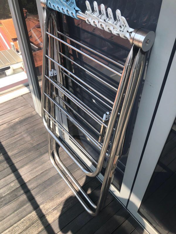 Moving Out Sale Stainless Steel Clothes Drying Rack Home