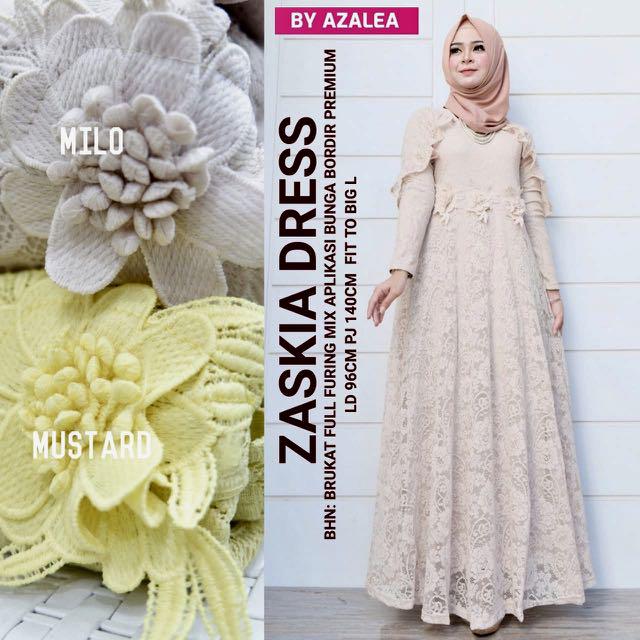 long dress lace muslimah