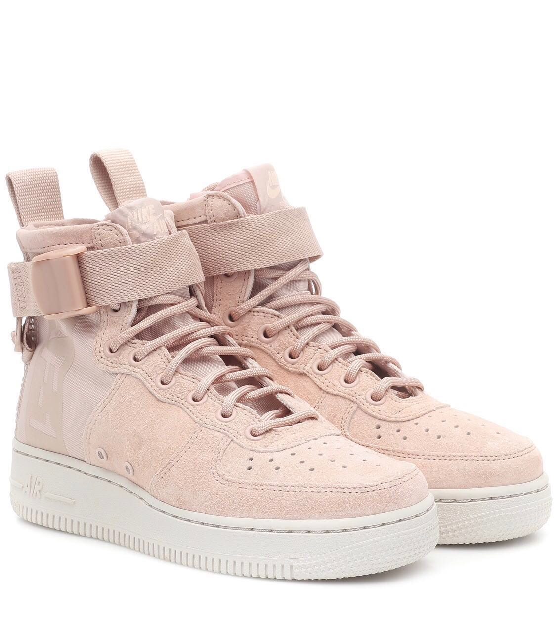 Nike air force outlet 1 high beige suede