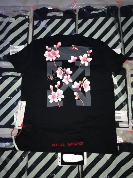 Off White Cherry Blossom Tee 2024 www.vivalacabana