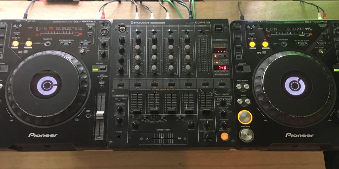 Pioneer Cdj 1000mk3 X2 Djm 500 Electronics Audio On Carousell