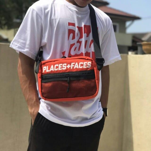 新品【 PLACES FACES 】New Pouch Bag くすぐったかっ ショルダーバッグ 