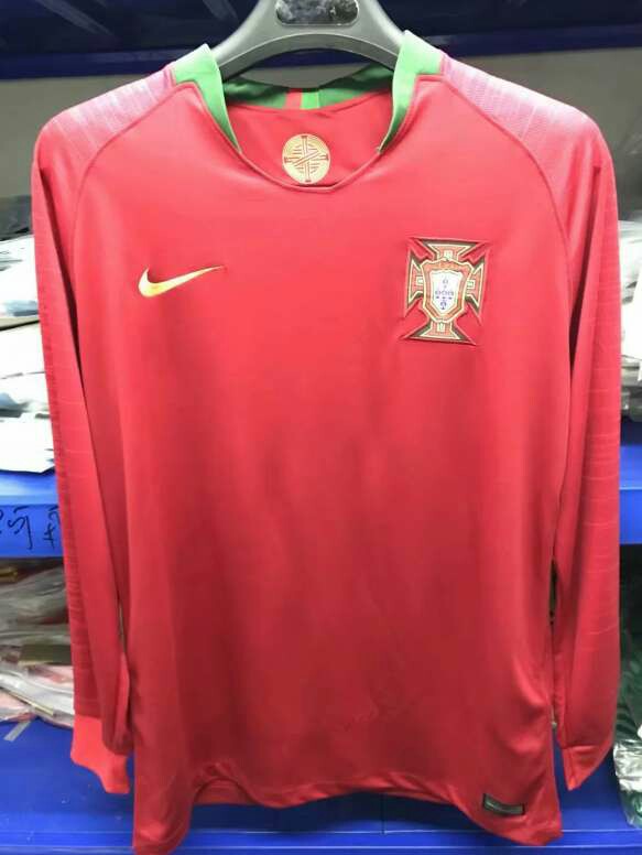 Portugal Home World Cup 2018 Long Sleeve Kit Sports Sports Apparel On Carousell