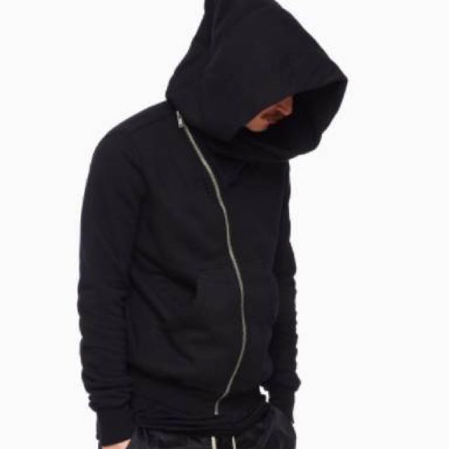 rick owens zip up jacket
