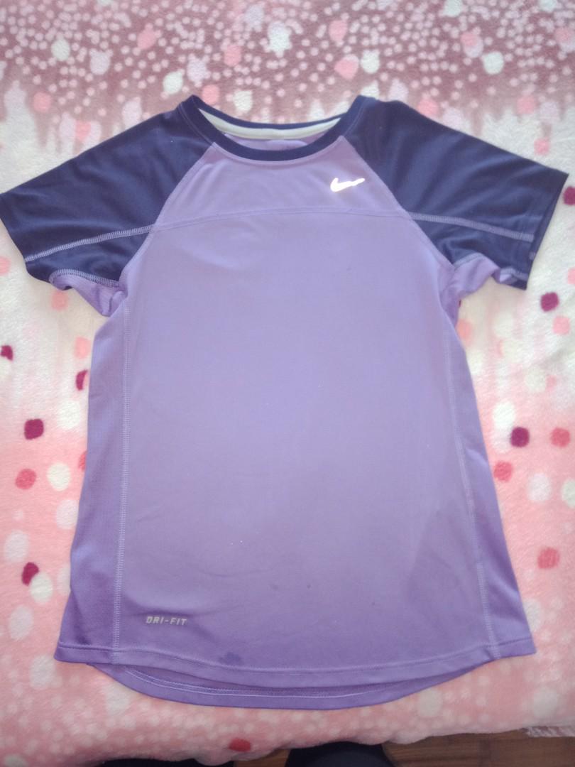 nike dri fit purple