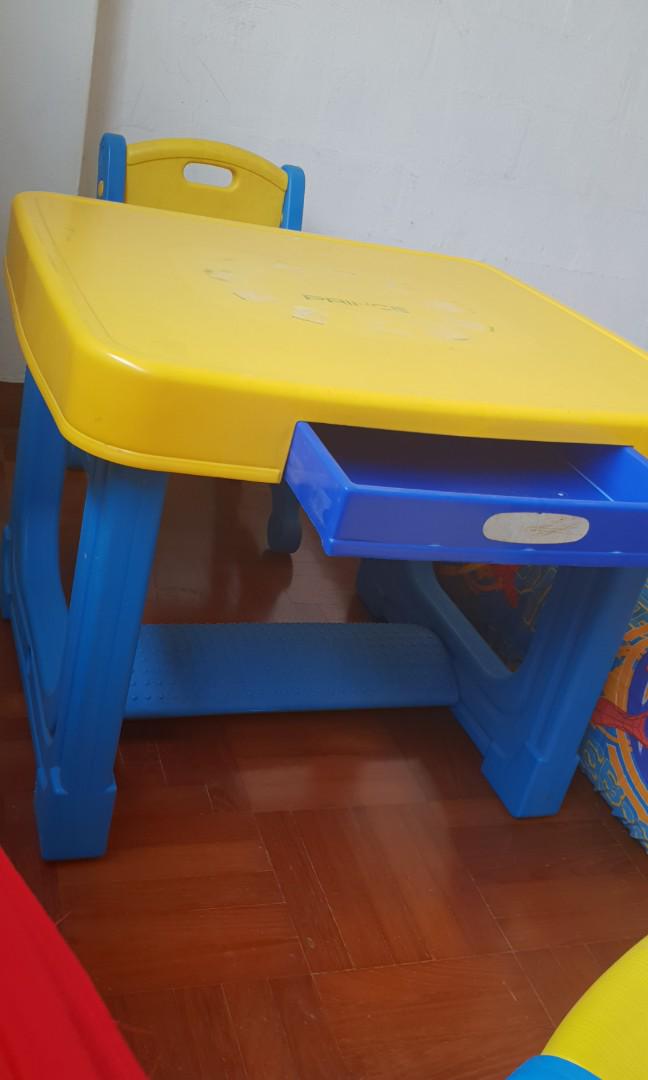 Fisher price table and chairs 1990 on sale