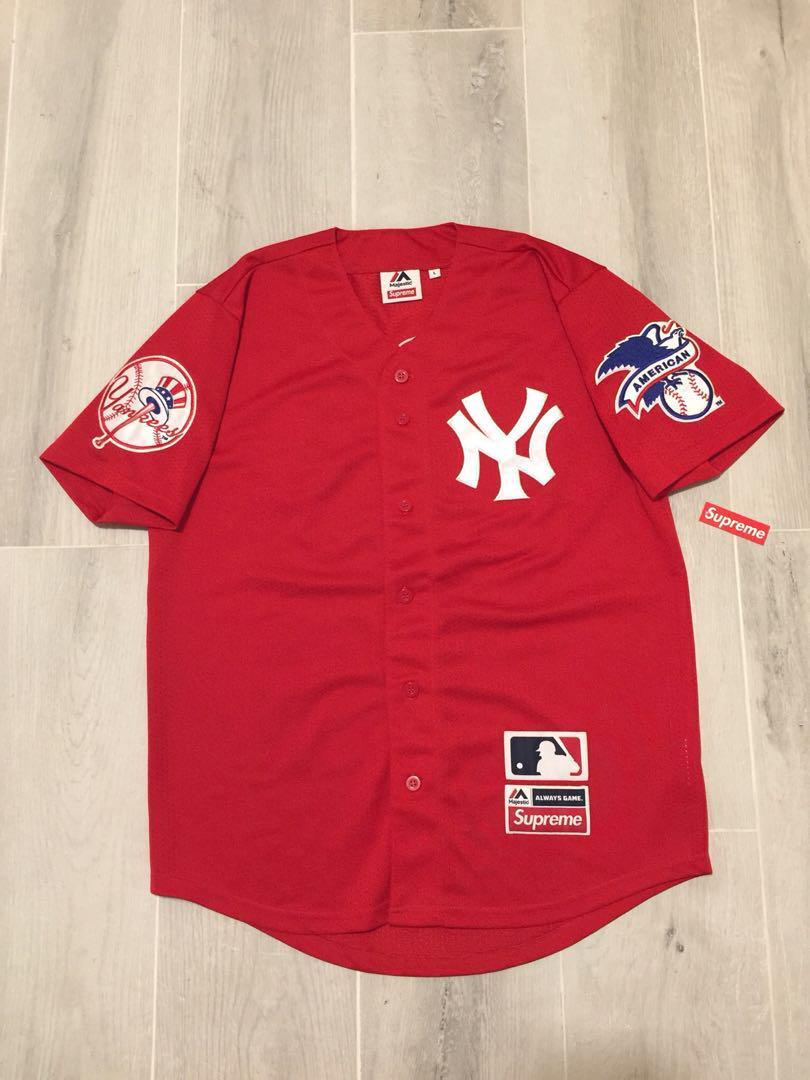 red yankees jersey