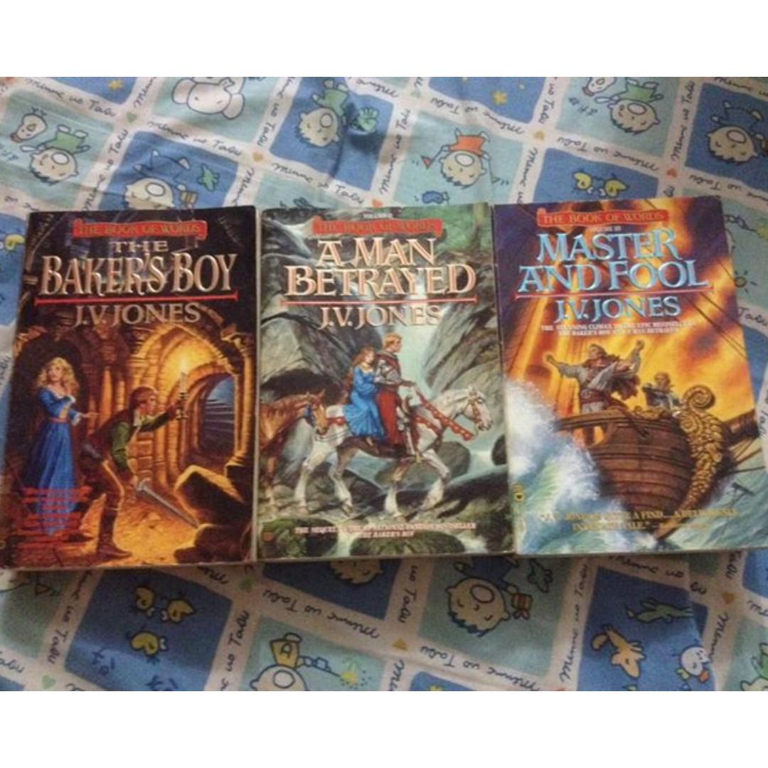 The Book Of Words Trilogy By J V Jones Books Books On Carousell