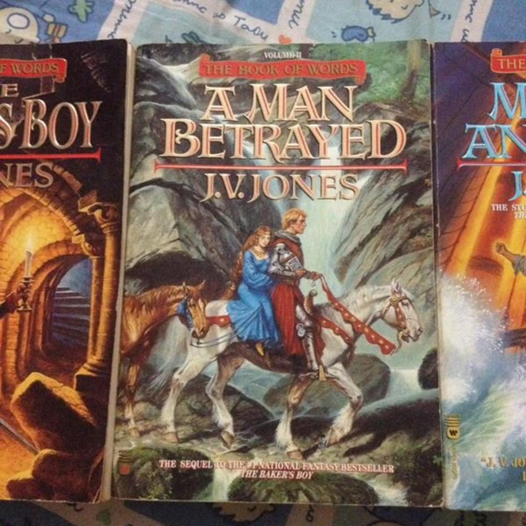 The Book Of Words Trilogy By J V Jones Books Books On Carousell