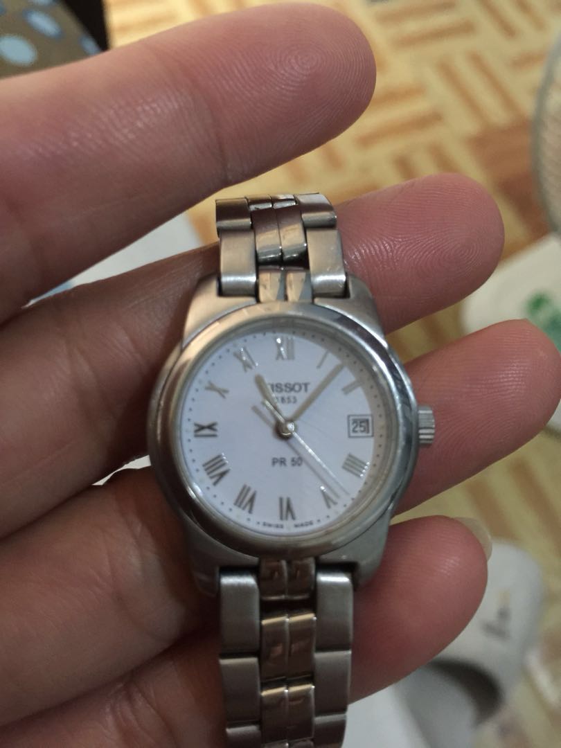 Tissot pr50 sapphire crystal stainless steel sale