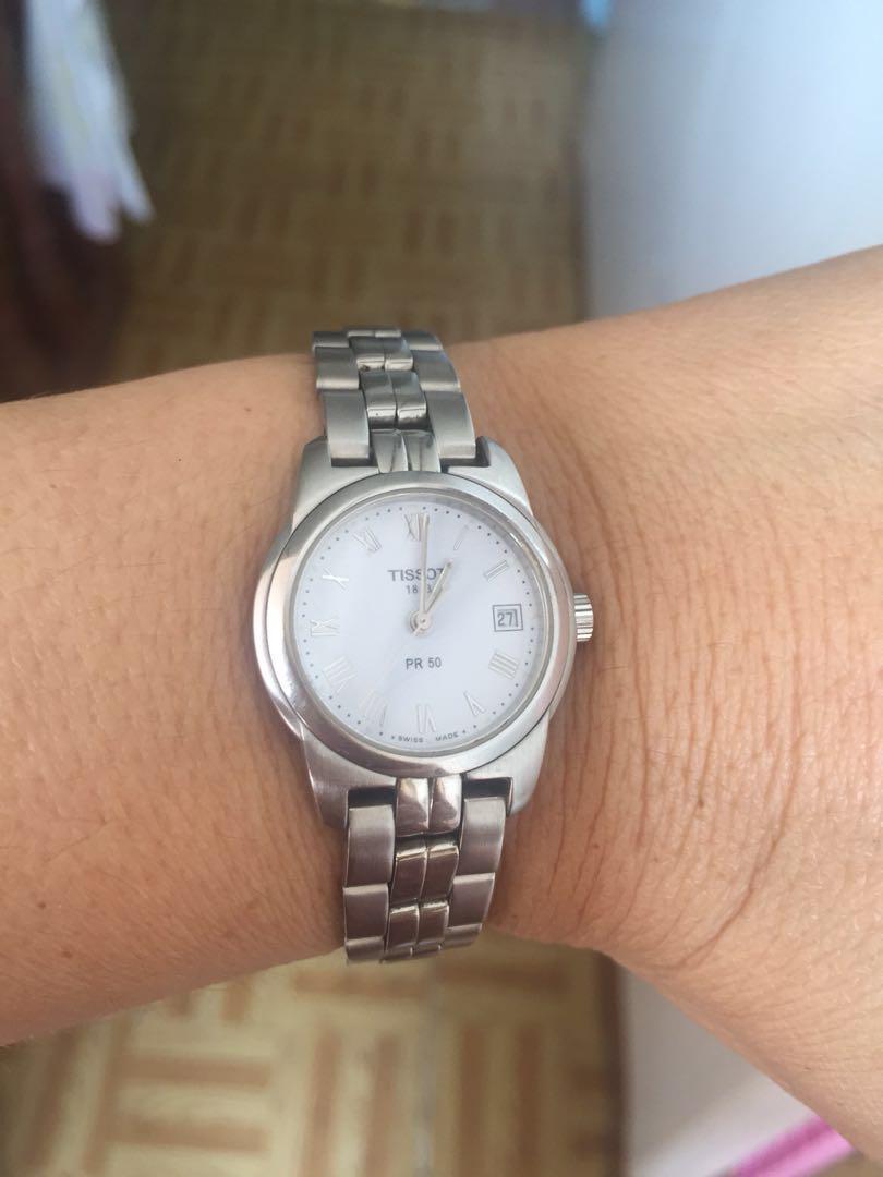 Tissot pr50 sapphire crystal stainless new arrivals steel