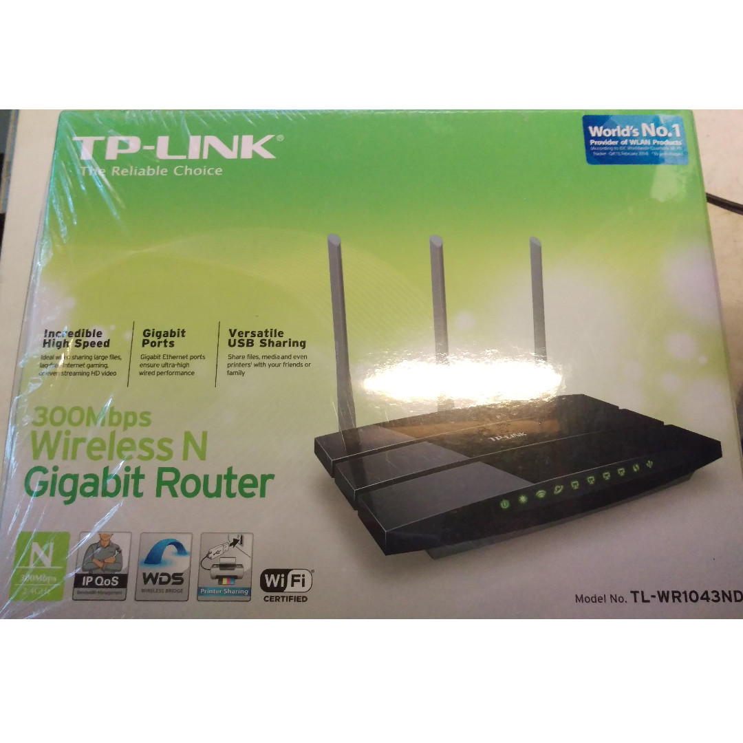 TL-WR1043ND Wireless N Gigabit 路由器(v2.1) **送IP Camera, 電腦＆科技, 電腦周邊及配件 ...