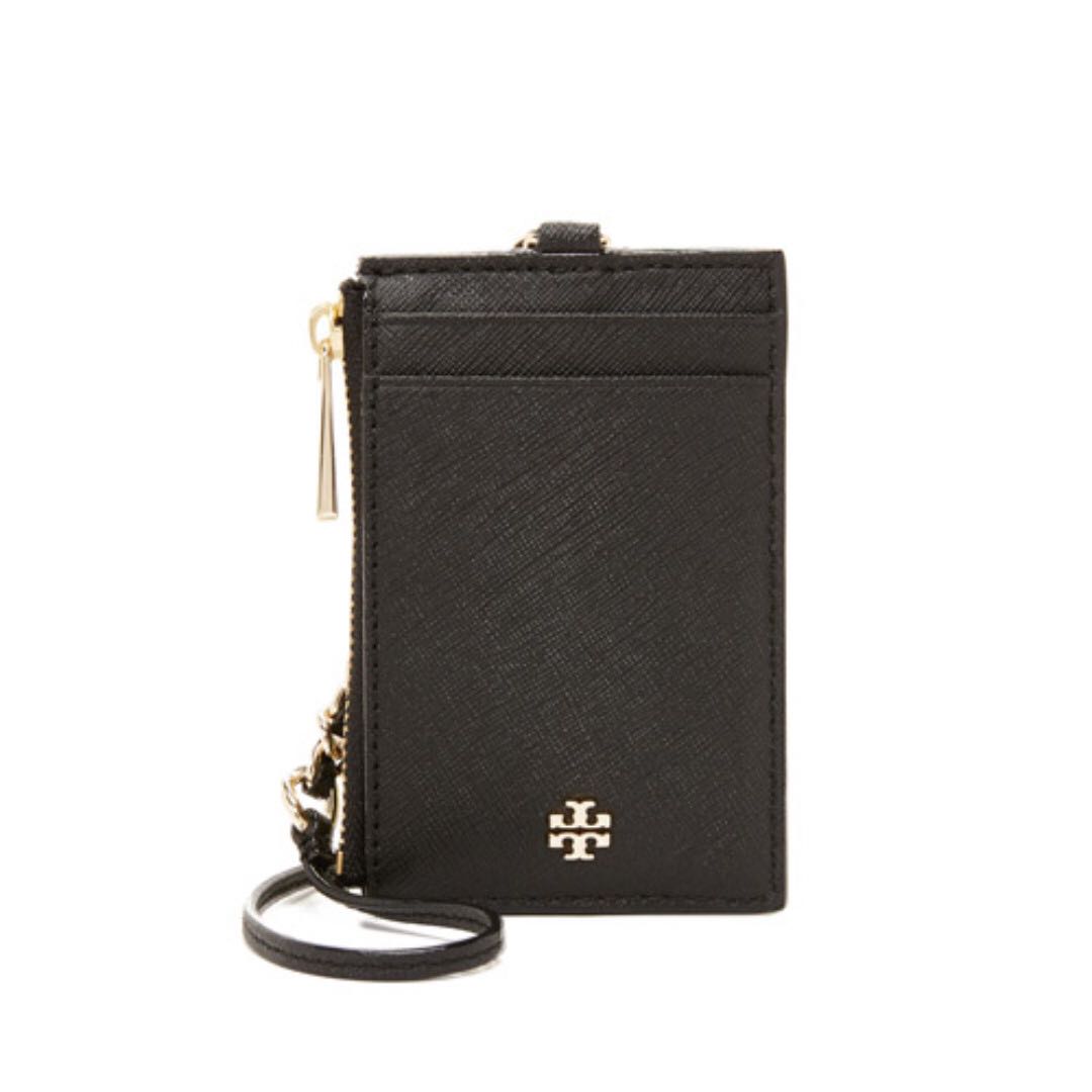 Tory Burch Emerson Lanyard Black, Luxury, Bags Wallets on Carousell