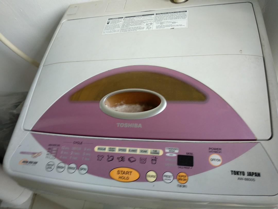 Toshiba Washing Machine AW8800S, TV & Home Appliances, Washing