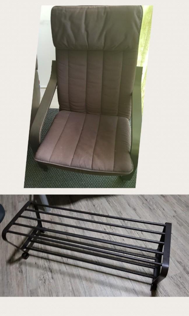 Used Ikea Poang Chair Ikea Shoe Rack Furniture Tables Chairs