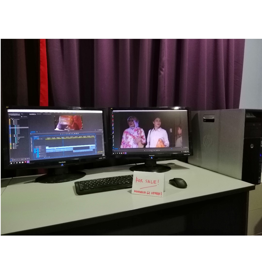 Video Editing PC Workstation, Computers & Tech, Desktops on Carousell
