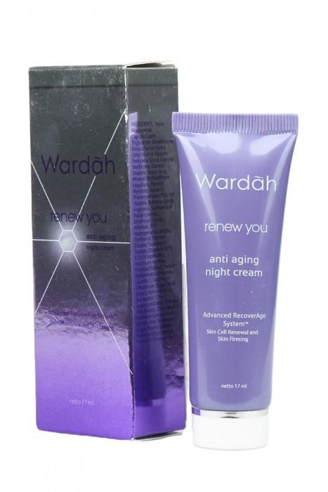 wardah renew you anti aging night cream