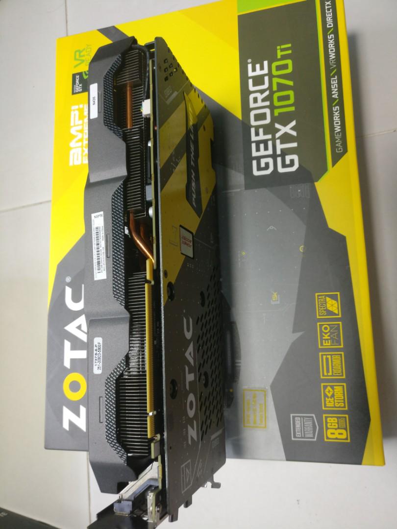 Zotac 1070 ti top amp extreme