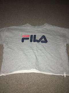 cropped fila long sleeve