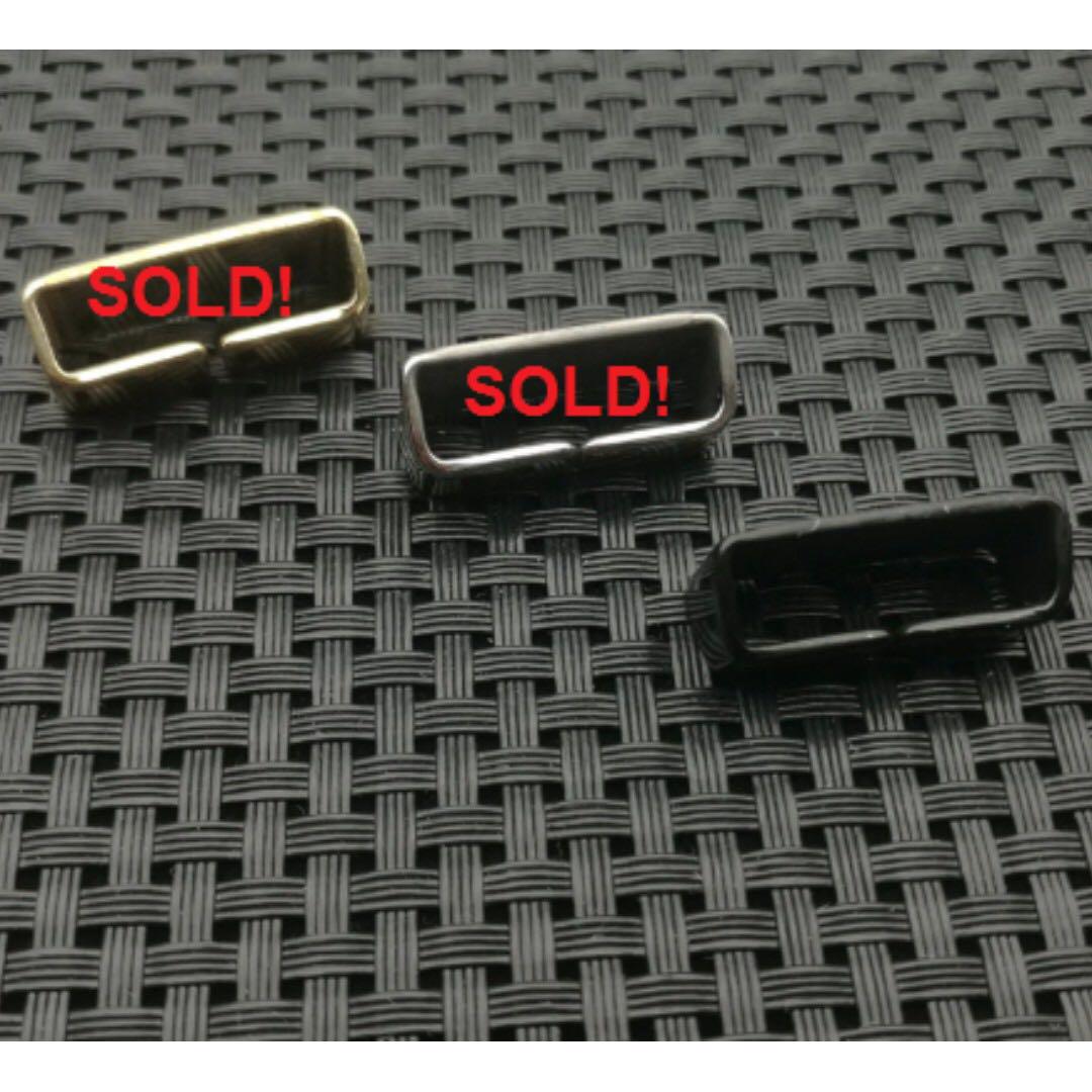 22mm Stainless steel keeper watchband watch strap holder loop, Men's