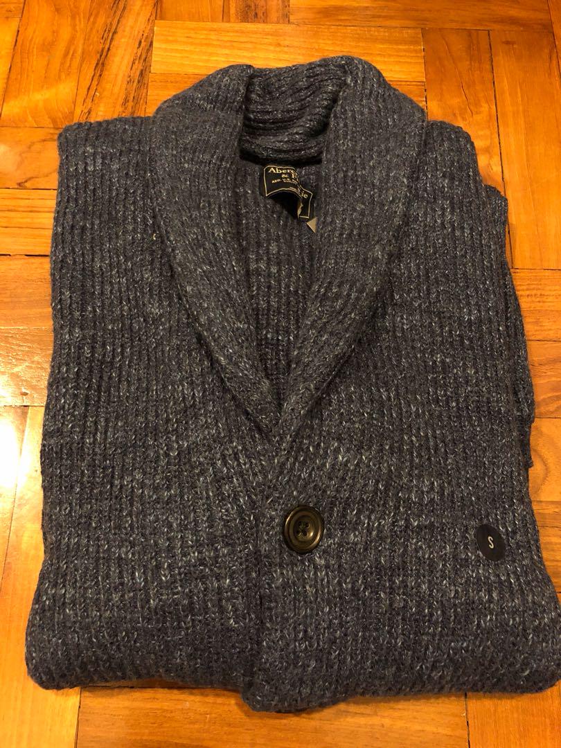Abercrombie and Fitch shawl collar cardigan S size