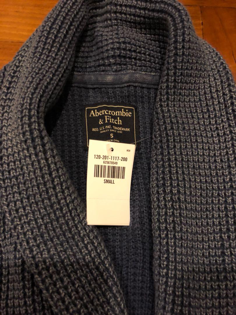 Abercrombie and Fitch shawl collar men s cardigan Men s Fashion