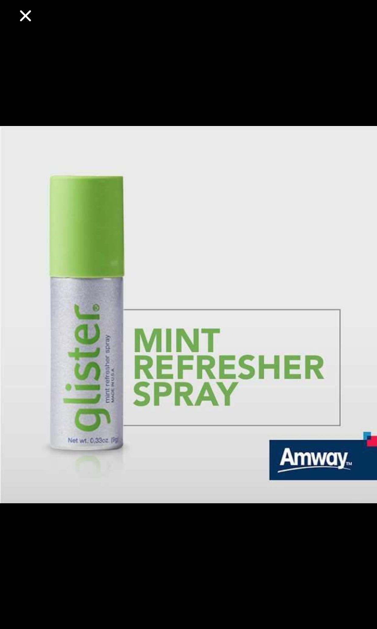 Amway Glister Mint Refresher Spray Beauty Personal Care Face On Carousell