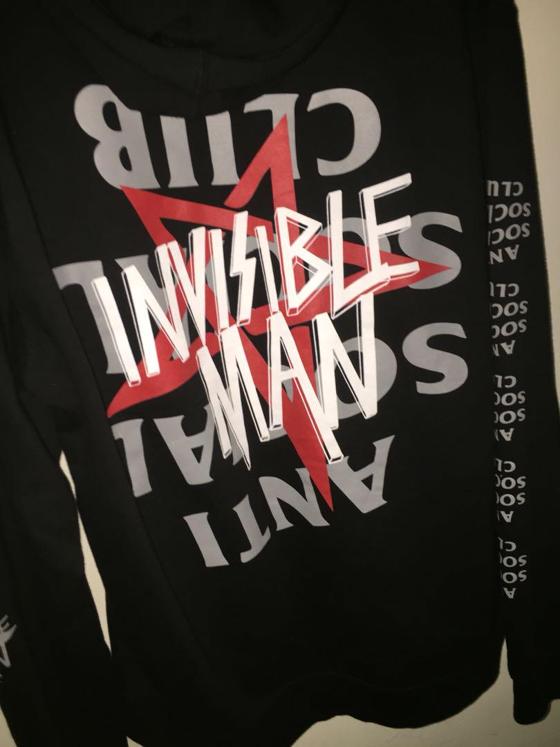 Assc x invisible man hoodie shop
