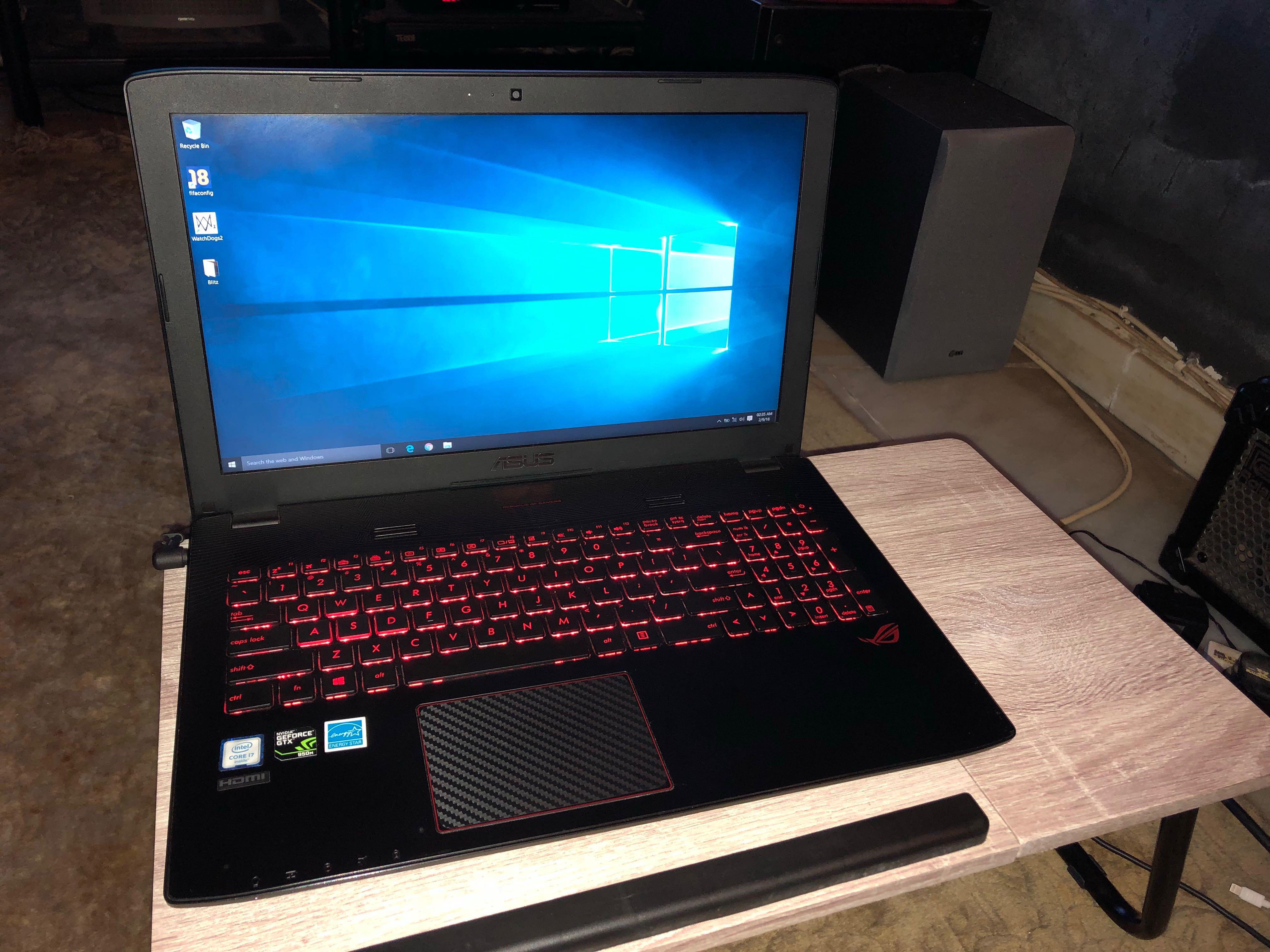 Asus gtx 950m top