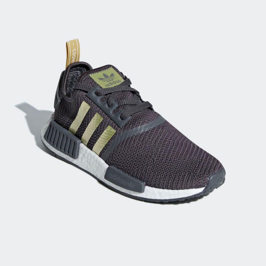 Authentic Adidas NMD R1 Grey / Gold 