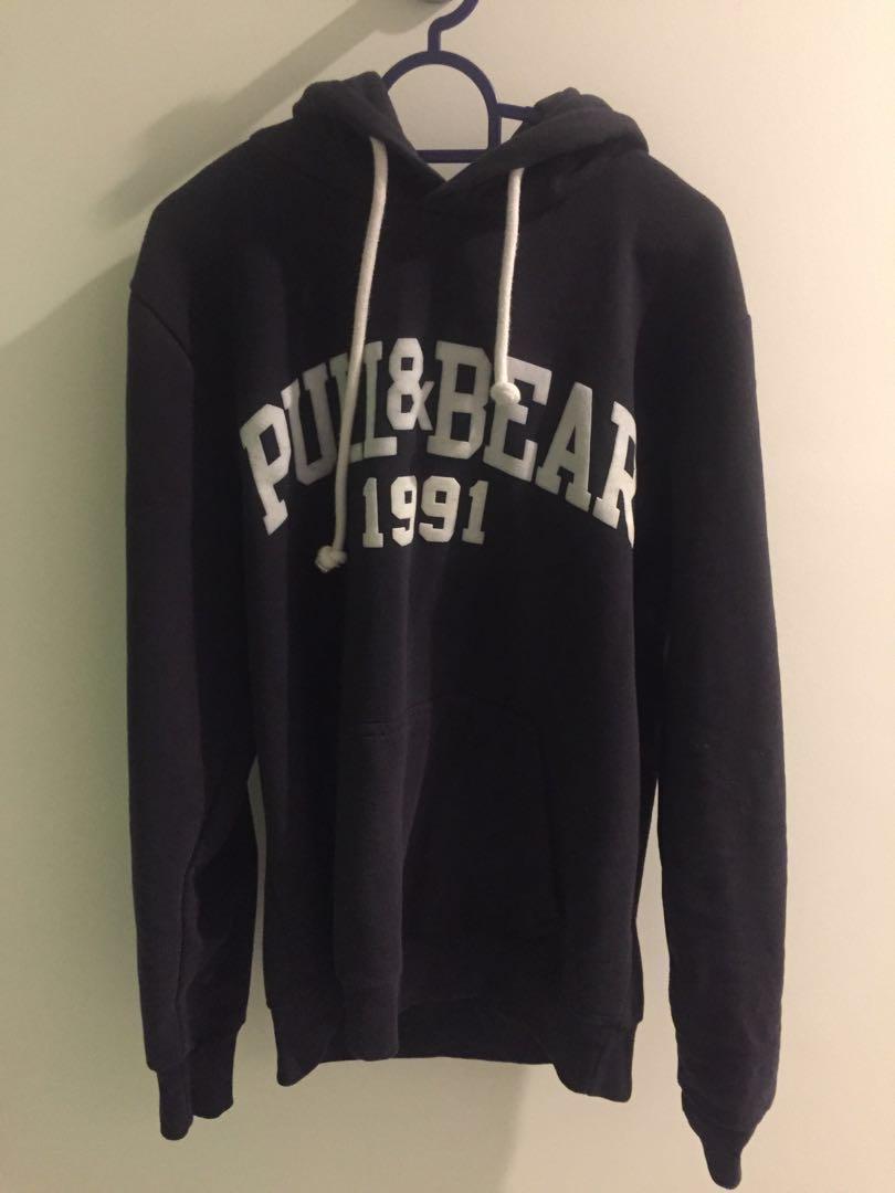 pull and bear logo hoodie women's