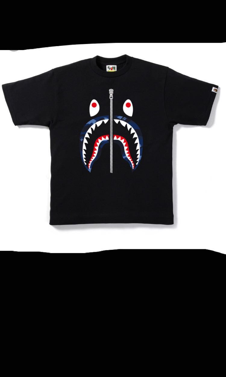 Navy bape shirt Clearance