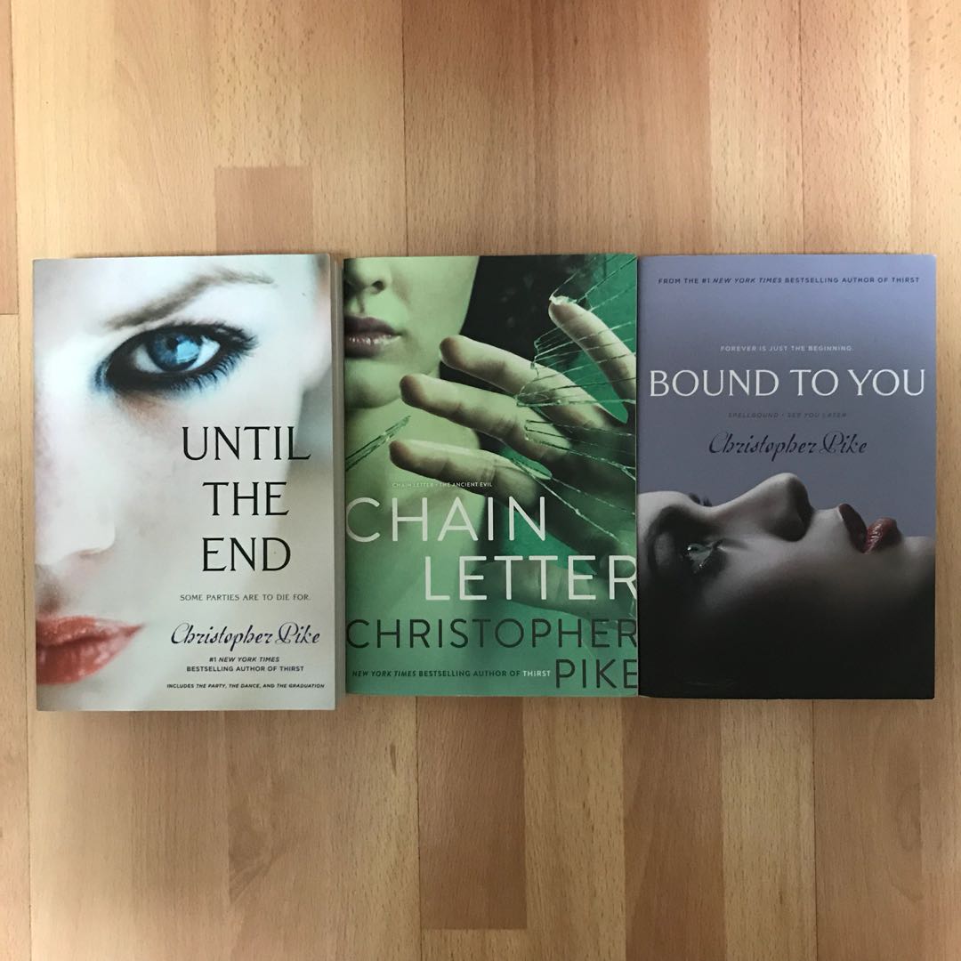 Books By Christopher Pike Books Stationery Fiction On Carousell
