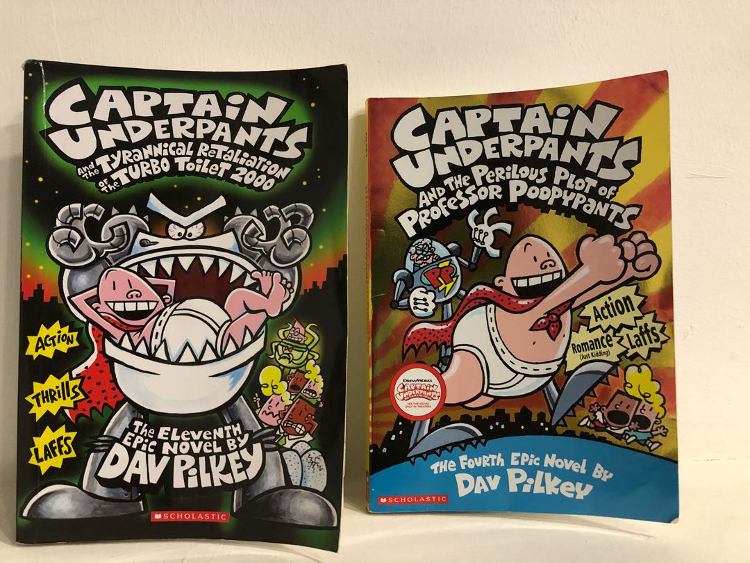 Captain Underpants, Hobbies & Toys, Books & Magazines, Children's Books ...